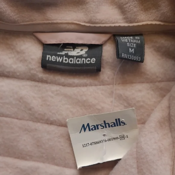 New Balance Women's Pink Fleece Jacket - Size M - Picture 2 of 4